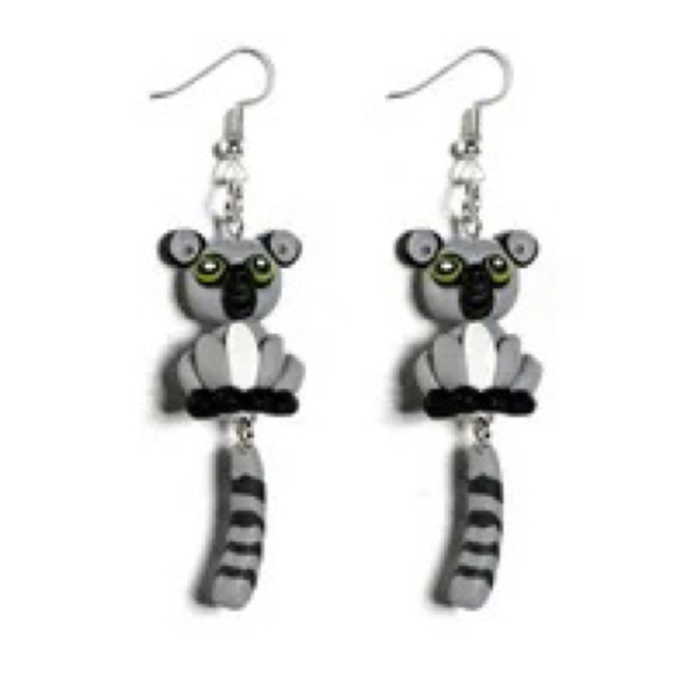 🔥5 for $25🔥 Clay Lemur Earrings